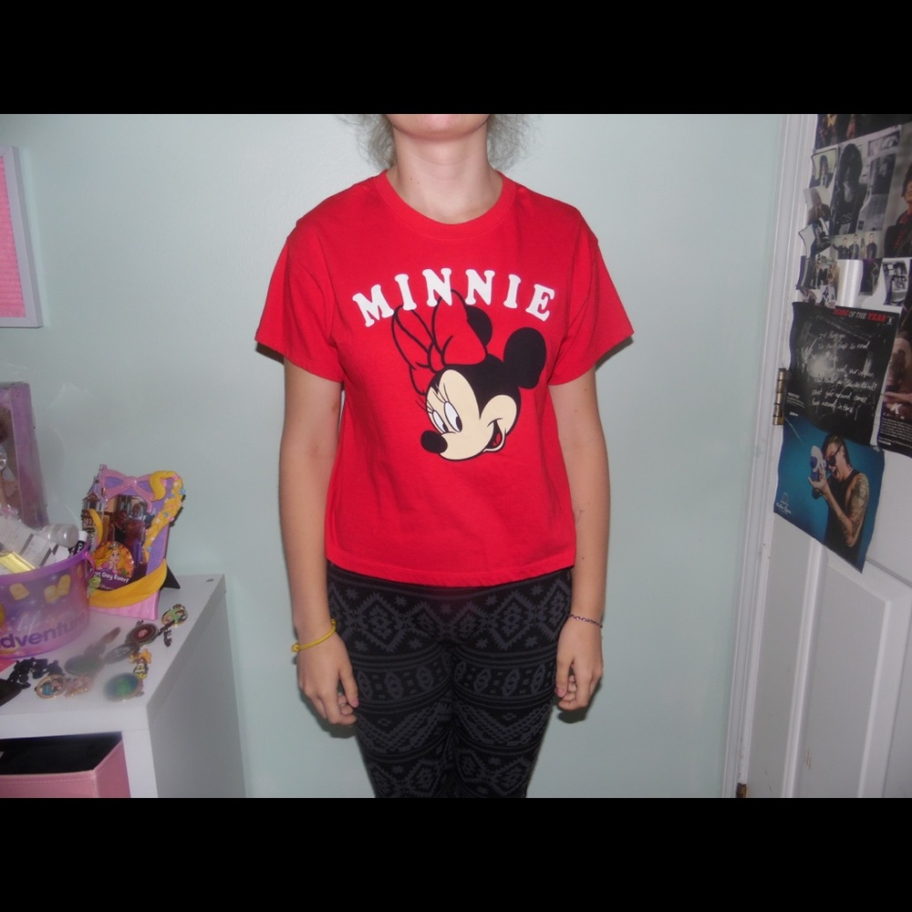 Minnie Mouse Crop Top